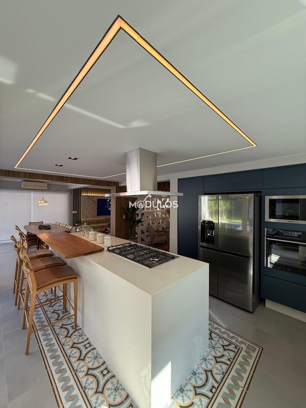 Propriedade minimalista em local nobre com 6 suítes  à venda, 470 m² por R$ 5.900.000,00 Passeio Carvalho Bertioga - 