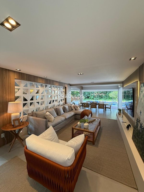 Propriedade minimalista em local nobre com 6 suítes  à venda, 470 m² por R$ 5.900.000,00 Passeio Carvalho Bertioga - 