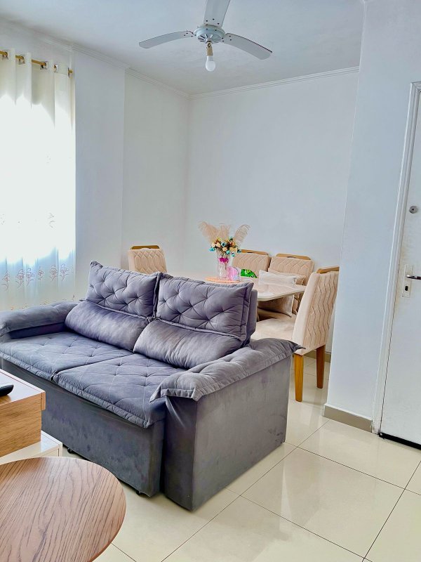 Apto 01 Dormitório na Vila Tupí Praia Grande - Praia Grande - 