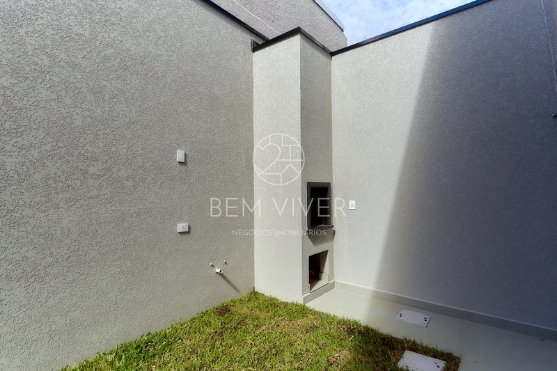 Casa alto padrão 185m2, 3 suítes, 6 vagas, quintal 85m, terraço, Jardim Américas Joaquim Augusto Andrade Curitiba - 