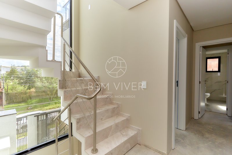 Casa alto padrão 185m2, 3 suítes, 6 vagas, quintal 85m, terraço, Jardim Américas Joaquim Augusto Andrade Curitiba - 
