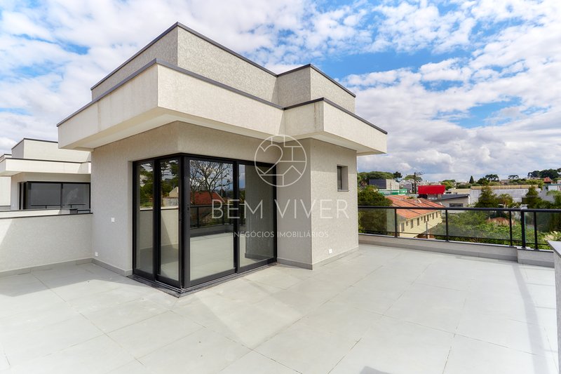 Casa alto padrão 185m2, 3 suítes, 6 vagas, quintal 85m, terraço, Jardim Américas Joaquim Augusto Andrade Curitiba - 