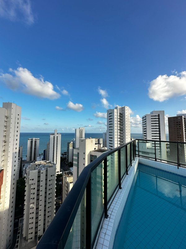 Apartamento à venda com 4 quartos sendo 3 suites, 155m² área útil por R$ 1.390.000,00 Rua Professor Augusto Lins e Silva Recife - 