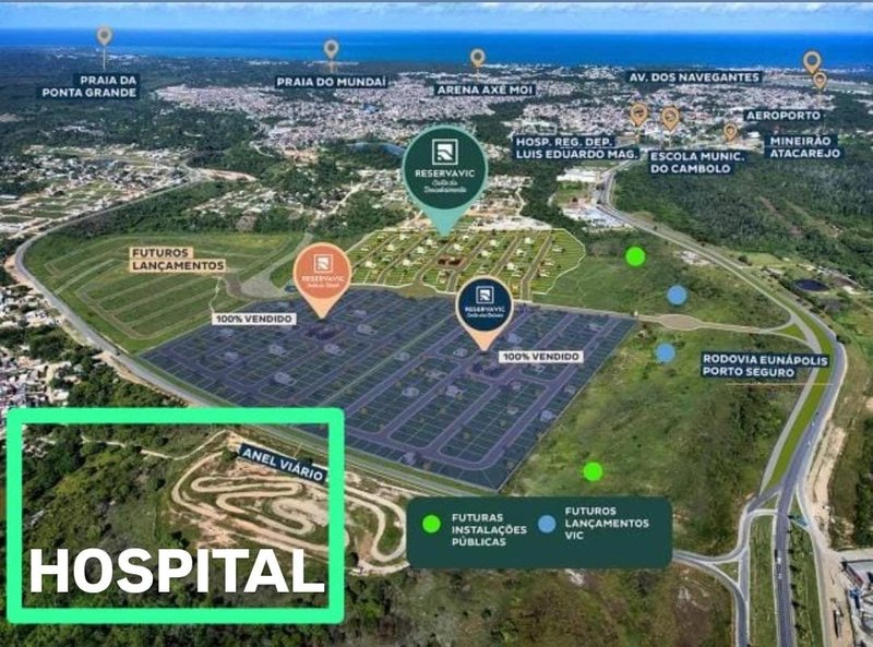 Terrenos comerciais/residenciais ideal para empreendimentos imobiliários em Porto Seguro BR 367 anel viário sentido centro e orlas   Porto Seguro - 