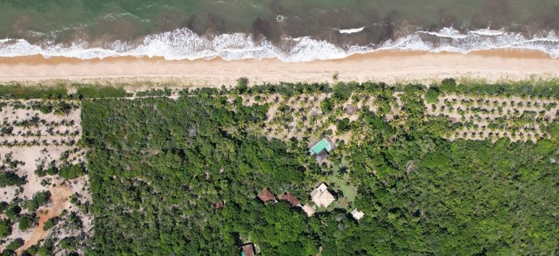 Condomínio Sítio Paraíso em Santo André no Sul da Bahia Pé na areia  Santa Cruz Cabrália - 