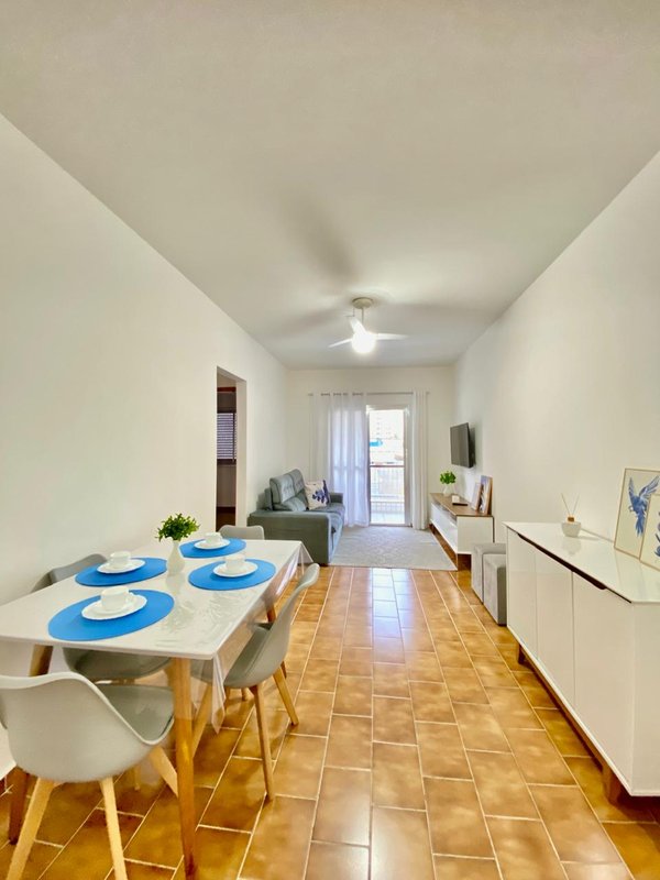 Lindo apartamento a 90 metros da orla na Martim de Sá - Caraguatatuba - 
