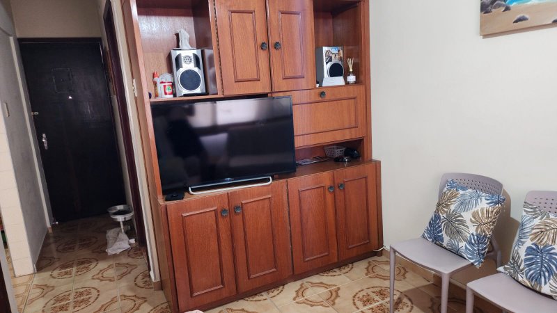 Excelente apartamento com 01 dormitório para venda - Boqueirão - Praia Grande - SP  Rua Duque de Caxias Praia Grande - 