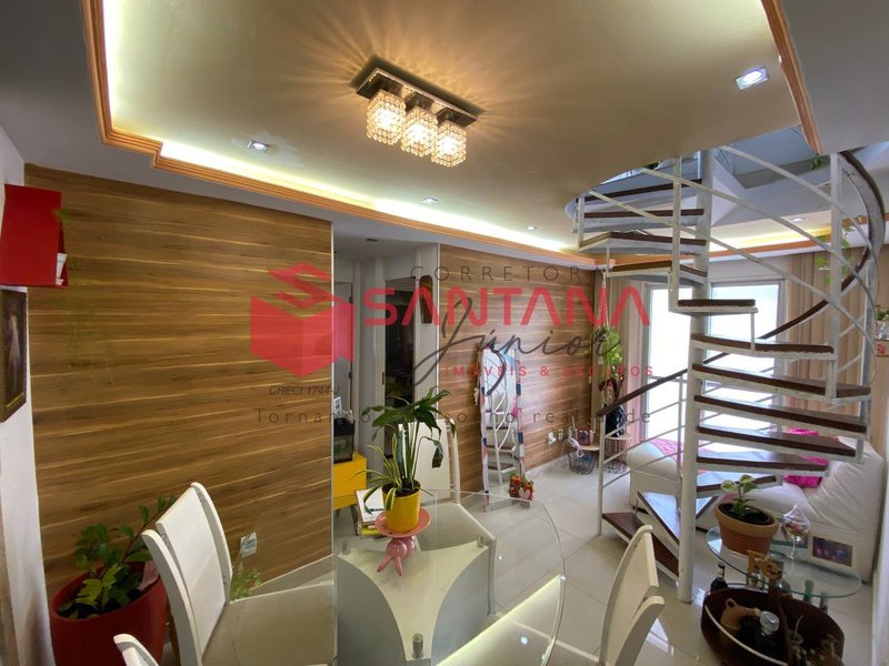 Apartamento mobiliado com 3/4 em Lauro de Freitas Rua José Leite Lauro de Freitas - 