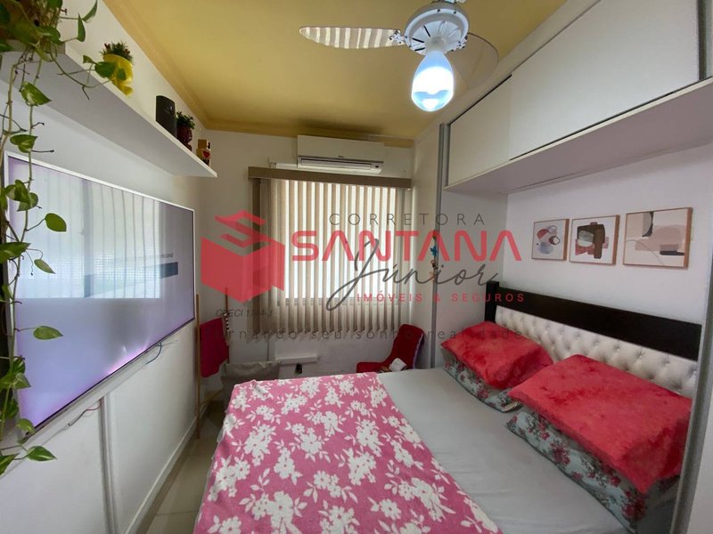 Apartamento mobiliado com 3/4 em Lauro de Freitas Rua José Leite Lauro de Freitas - 