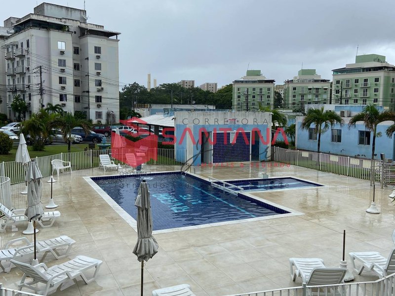 Apartamento mobiliado com 3/4 em Lauro de Freitas Rua José Leite Lauro de Freitas - 