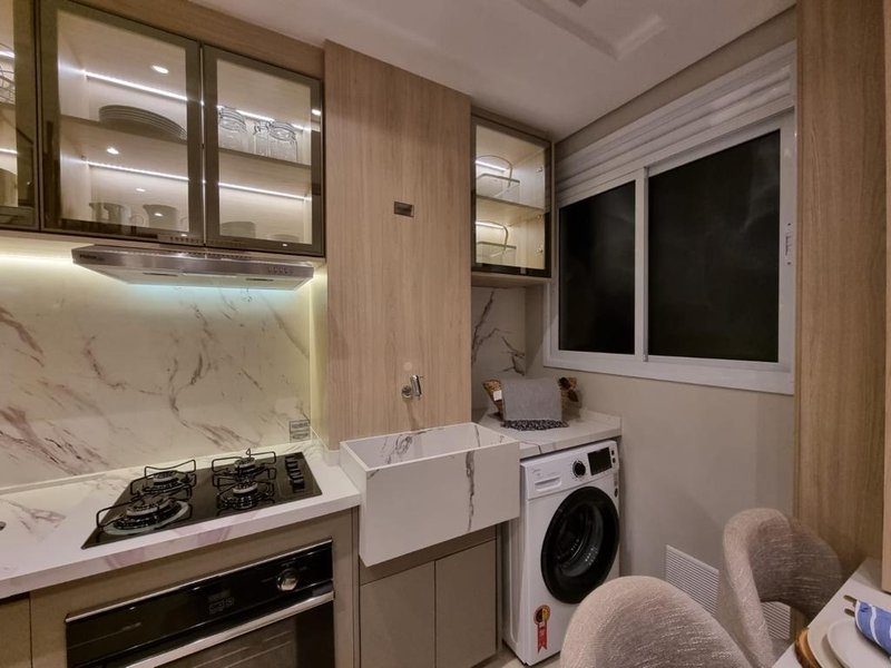 Excelente apartamento novo com 02 dormitórios para venda - Jabaquara - Santos - SP Avenida Rangel Pestana Santos - 