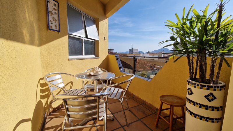 Apartamento 3 suítes com Vista Mar a 200 metros da praia da Enseada ! Rua Amazonas Guarujá - 
