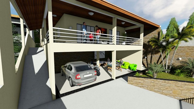 Terreno com casa semiconstruída com vista para a represa à venda no Jardim Rosa Helena - Igaratá - 