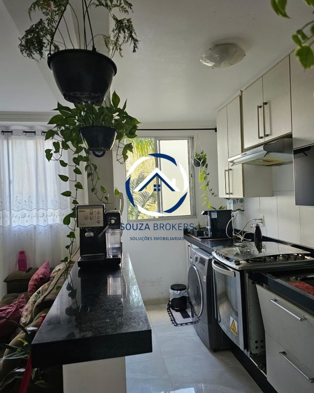 Lindo apartamento de 47m² no Parque São Vicente em Mauá - Mauá - 