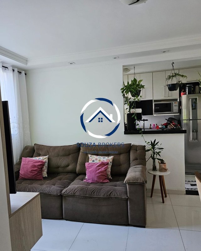 Lindo apartamento de 47m² no Parque São Vicente em Mauá - Mauá - 