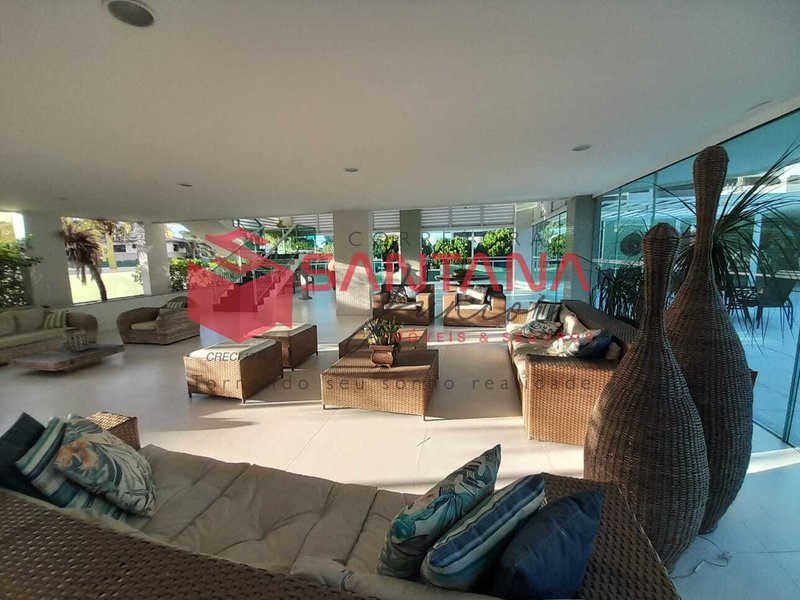 Apartamento mobiliado com suíte, para locação em Buraquinho.  (INDISPONÍVEL) Rua Carlos Conceição Lauro de Freitas - 