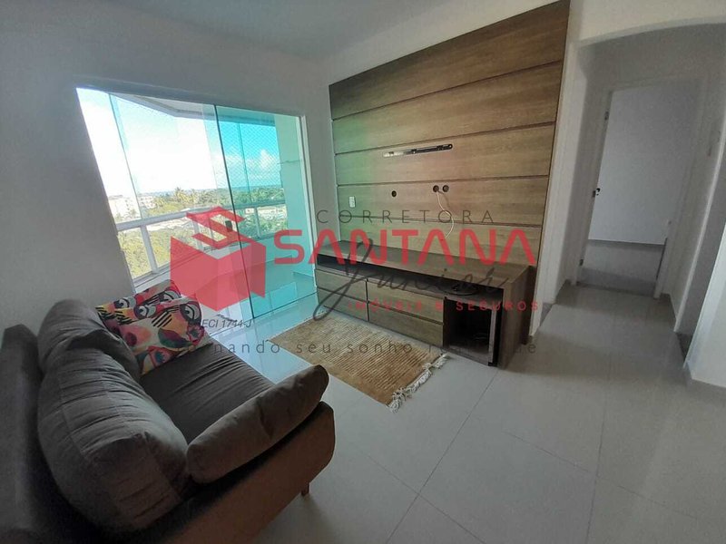 Apartamento mobiliado com suíte, para locação em Buraquinho.  (INDISPONÍVEL) Rua Carlos Conceição Lauro de Freitas - 