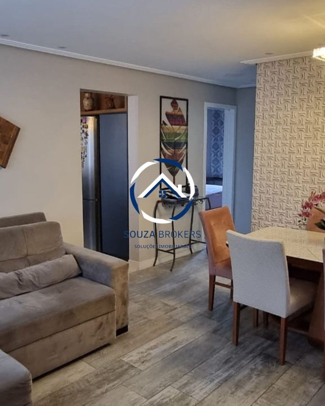 Excelente apartamento de 70m² no Parque São Vicente em Mauá - Mauá - 