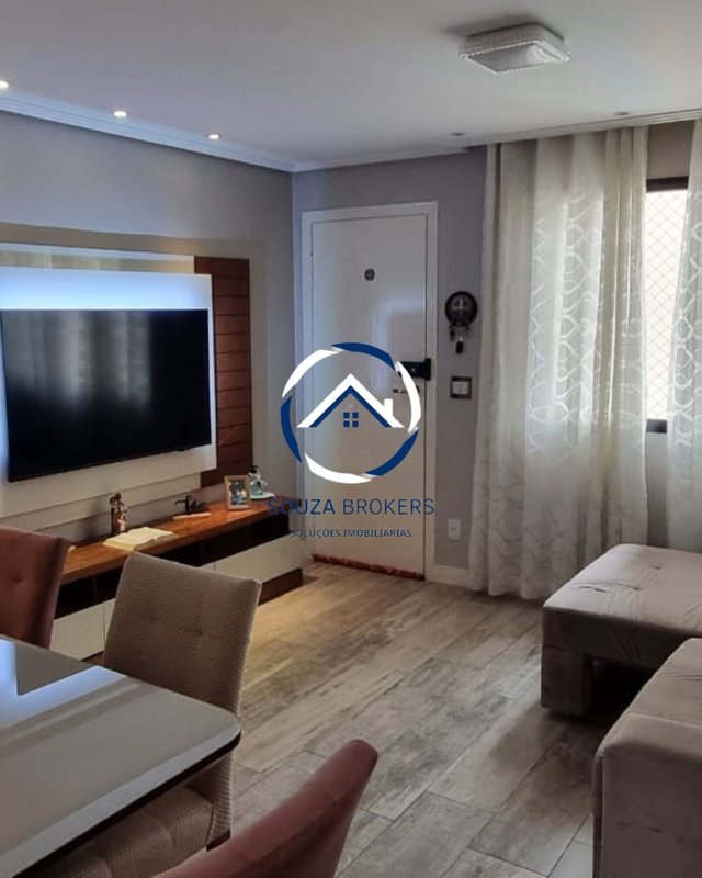 Excelente apartamento de 70m² no Parque São Vicente em Mauá - Mauá - 