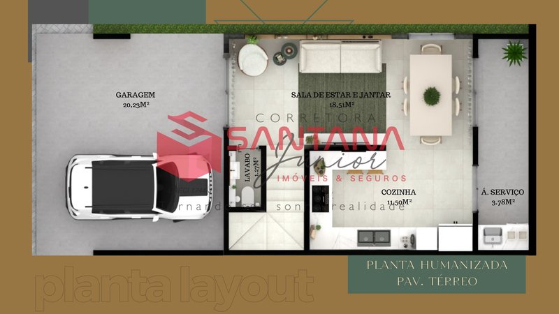 Casa duplex com 3/4 à venda no Miragem Rua Maria de Lourdes Brito Lauro de Freitas - 