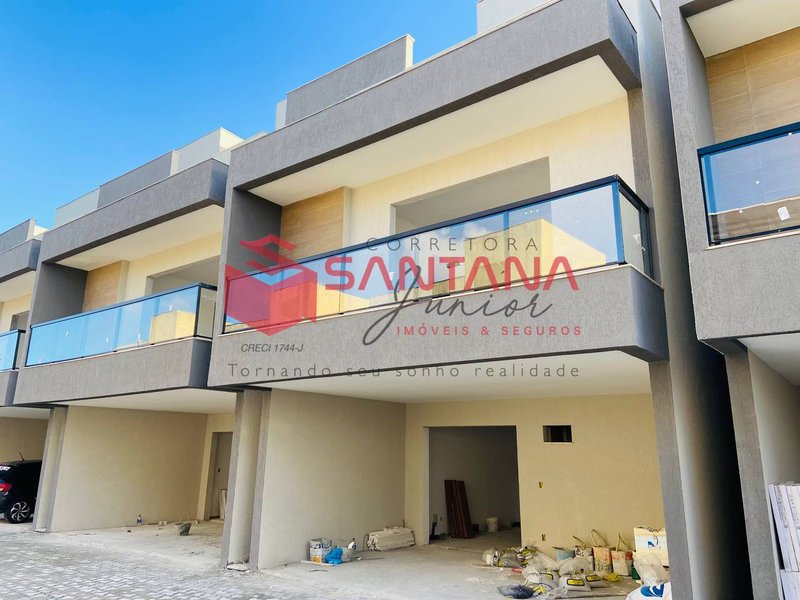 Casa duplex com 3/4 à venda no Miragem Rua Maria de Lourdes Brito Lauro de Freitas - 