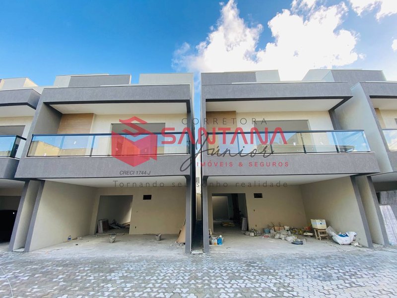 Casa duplex com 3/4 à venda no Miragem Rua Maria de Lourdes Brito Lauro de Freitas - 