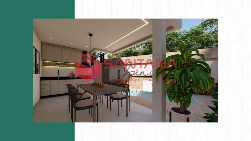 Casa com 4/4 à venda em alameda fechada em Vilas do Atlântico Rua Praia de Caraguatatuba Lauro de Freitas - 