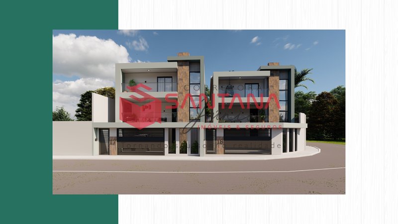 Casa com 4/4 à venda em alameda fechada em Vilas do Atlântico Rua Praia de Caraguatatuba Lauro de Freitas - 