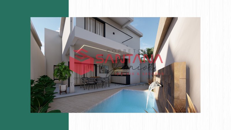 Casa com 4/4 à venda em alameda fechada em Vilas do Atlântico Rua Praia de Caraguatatuba Lauro de Freitas - 