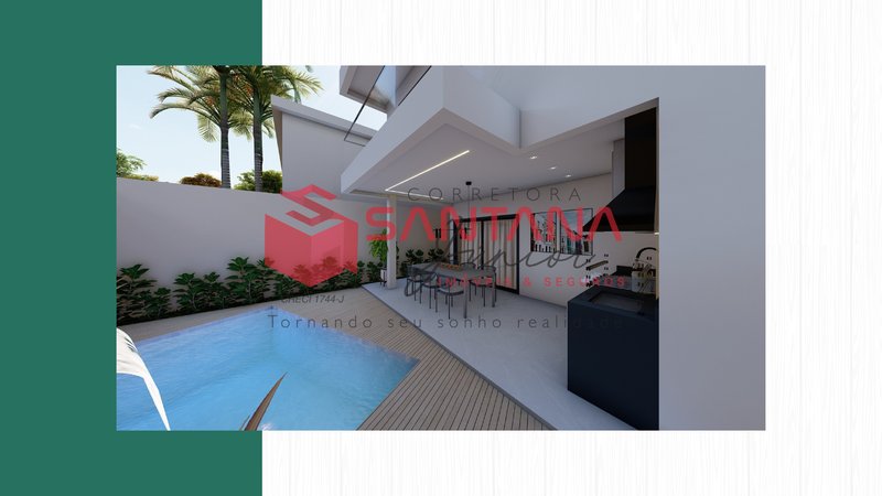 Casa com 4/4 à venda em alameda fechada em Vilas do Atlântico Rua Praia de Caraguatatuba Lauro de Freitas - 