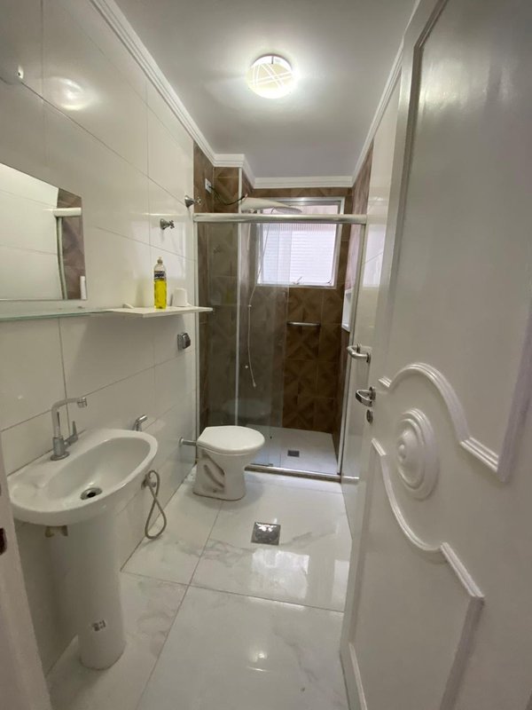 Excelente apartamento com 01 dormitório para locação - Gonzaga - Santos - SP Avenida Marechal Floriano Peixoto Santos - 