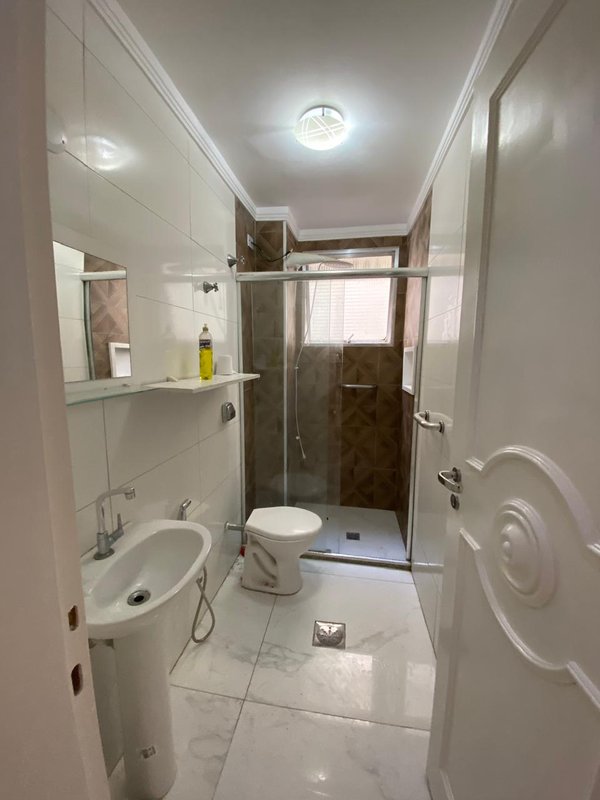 Excelente apartamento com 01 dormitório para locação - Gonzaga - Santos - SP Avenida Marechal Floriano Peixoto Santos - 