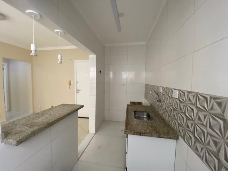 Excelente apartamento com 01 dormitório para locação - Gonzaga - Santos - SP Avenida Marechal Floriano Peixoto Santos - 