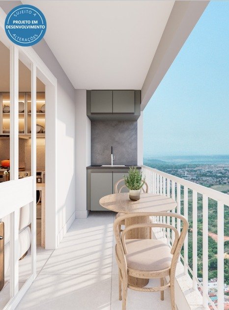 Reserva Aldeprime - Apartamento com 2 quartos Suíte e Varanda Gourmet no Aldebaran - Maceió - 
