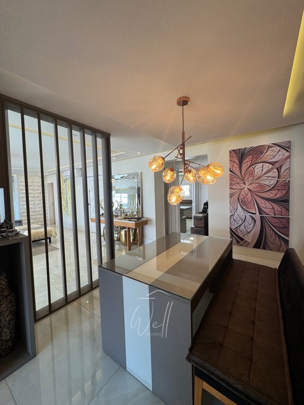 Apartamento mobiliado no Condominio Domo Prime 237m2 - 04 suítes - 04 vagas - São Bernardo do Campo - 