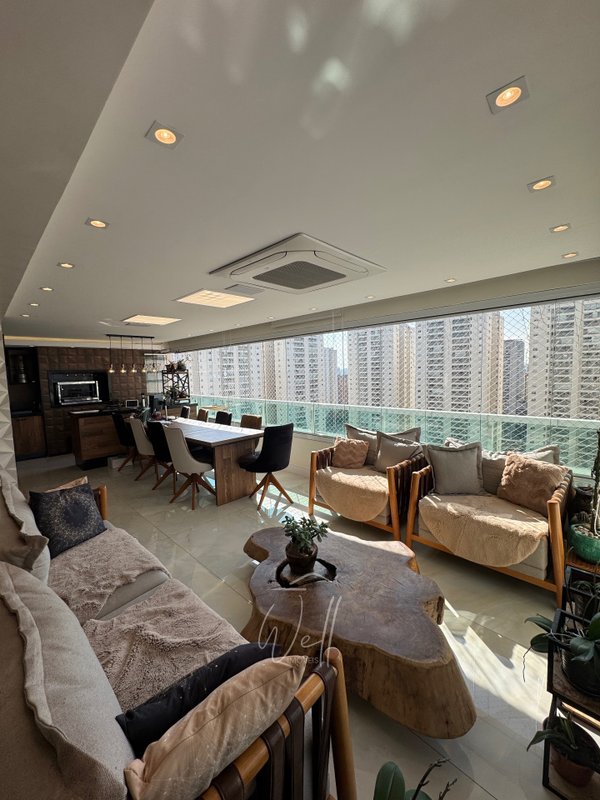 Apartamento mobiliado no Condominio Domo Prime 237m2 - 04 suítes - 04 vagas - São Bernardo do Campo - 