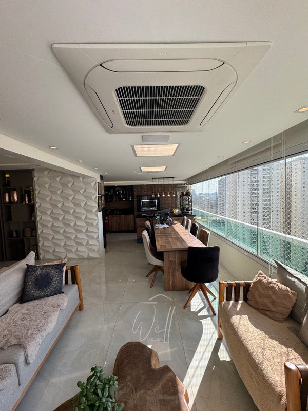Apartamento mobiliado no Condominio Domo Prime 237m2 - 04 suítes - 04 vagas - São Bernardo do Campo - 