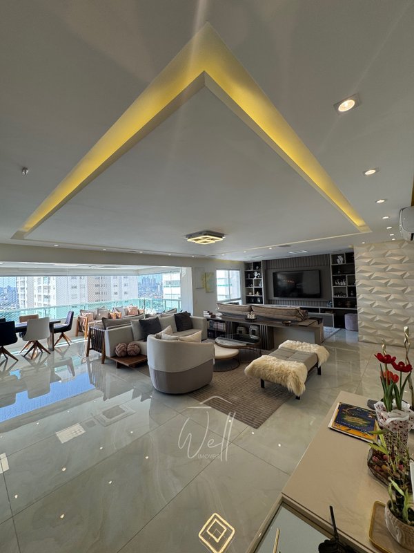 Apartamento mobiliado no Condominio Domo Prime 237m2 - 04 suítes - 04 vagas - São Bernardo do Campo - 