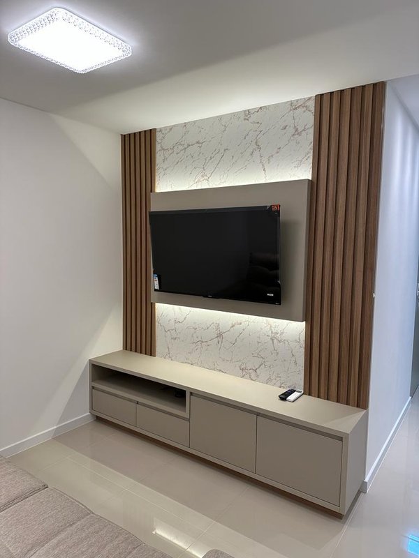 Apartamento mobiliado no Residencial Sunset Boulevard Rua 406A Itapema - 