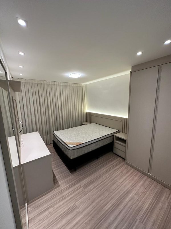 Apartamento mobiliado no Residencial Sunset Boulevard Rua 406A Itapema - 