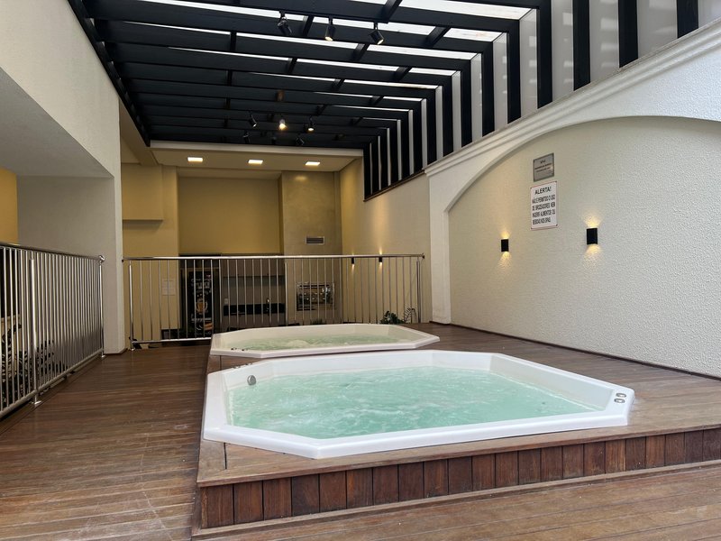 Apartamento mobiliado no Residencial Sunset Boulevard Rua 406A Itapema - 