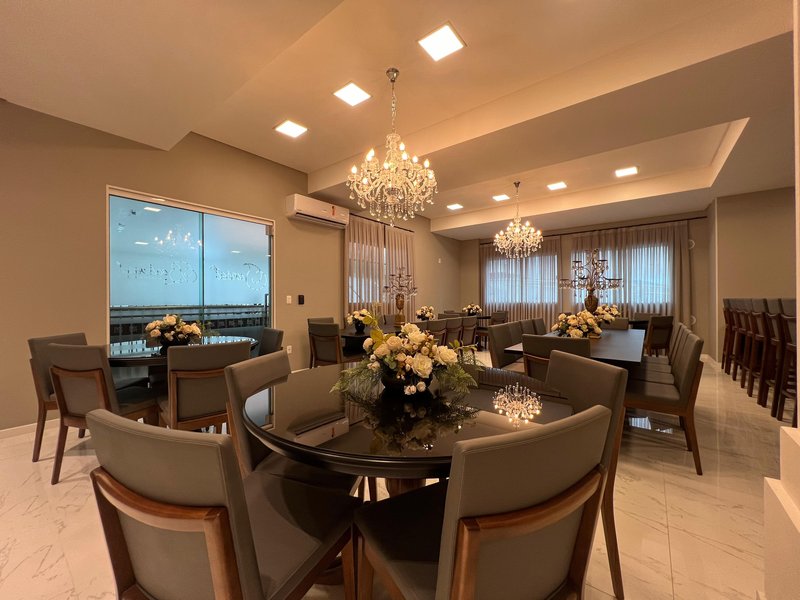 Apartamento mobiliado no Residencial Sunset Boulevard Rua 406A Itapema - 