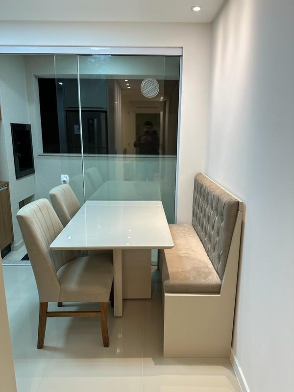 Apartamento mobiliado no Residencial Sunset Boulevard Rua 406A Itapema - 