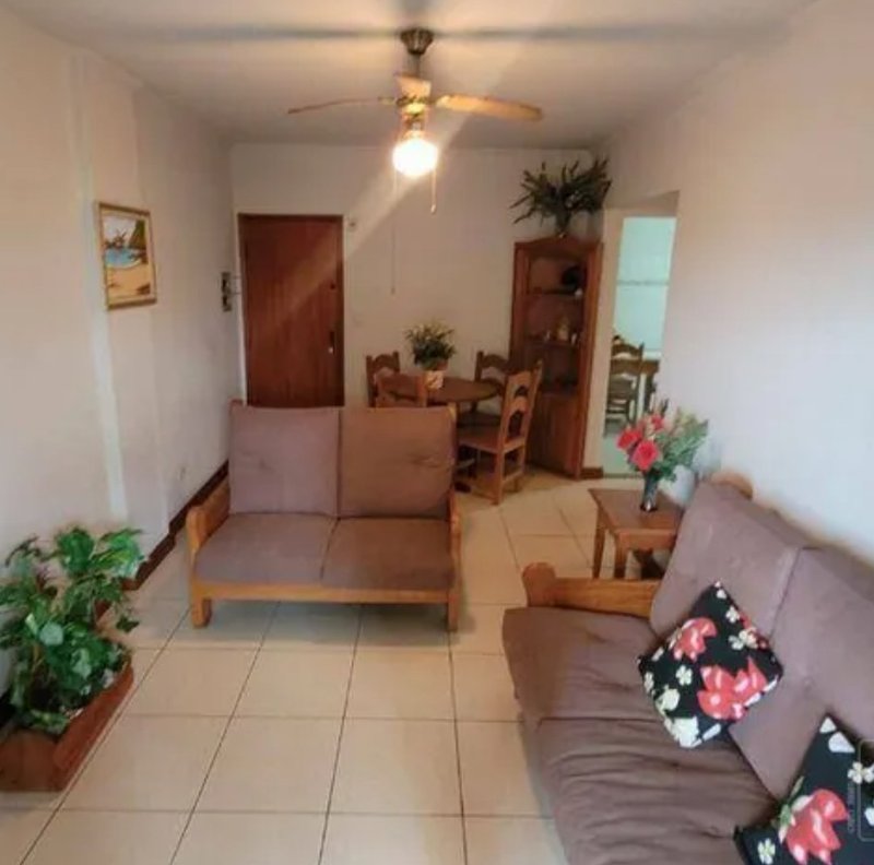 Apto de 02 Dormitórios Suíte Varanda na Tupi Praia Grande - Praia Grande - 