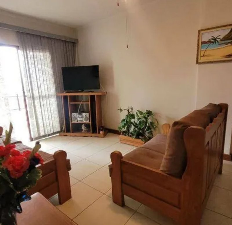 Apto de 02 Dormitórios Suíte Varanda na Tupi Praia Grande - Praia Grande - 
