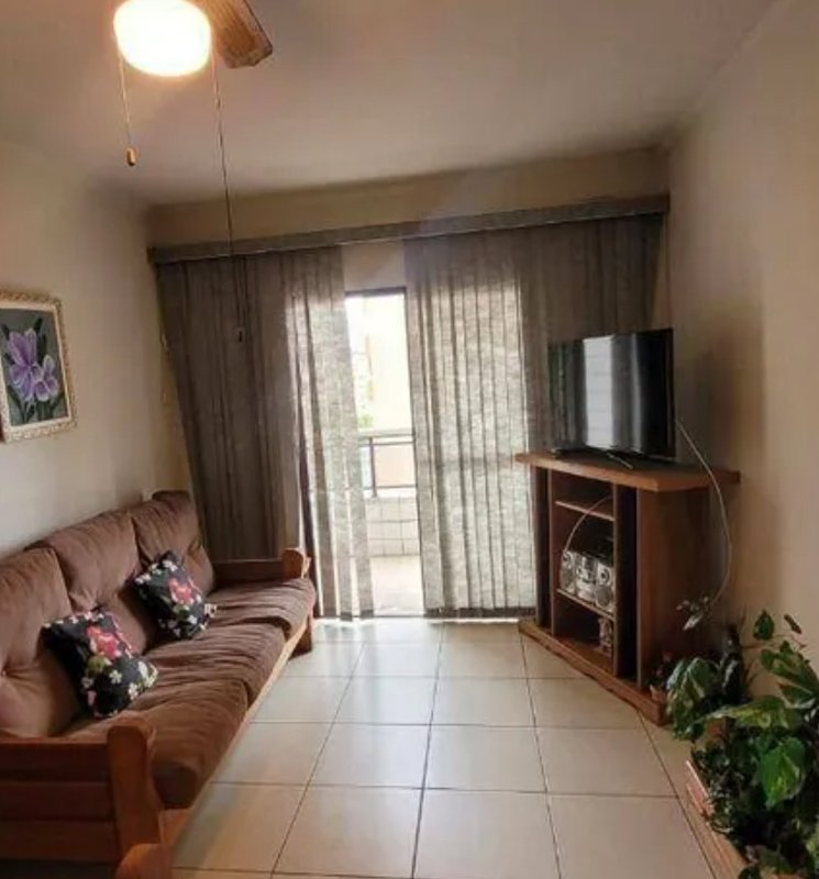 Apto de 02 Dormitórios Suíte Varanda na Tupi Praia Grande - Praia Grande - 
