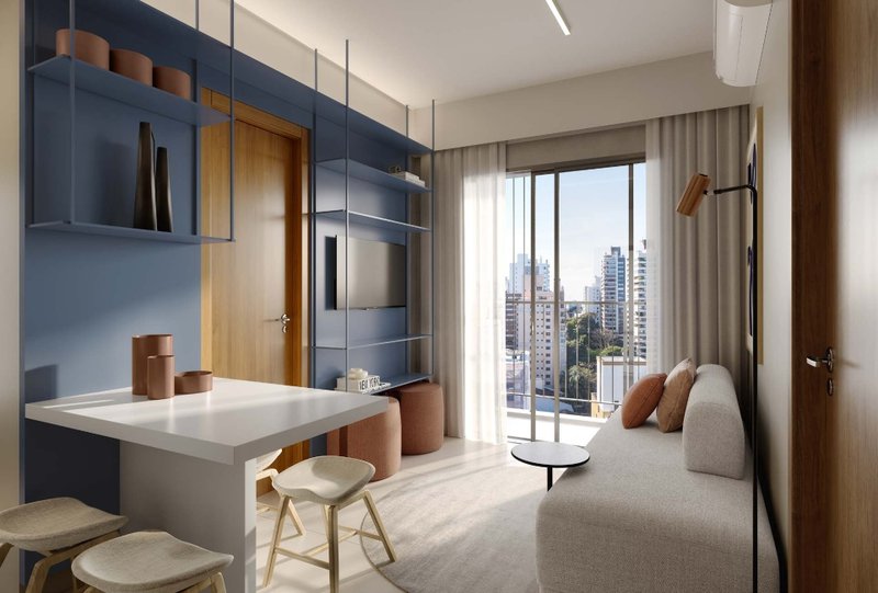 APARTAMENTO À VENDA NO NOVO MUNDO COM 2 QUARTOS E 1 VAGA DE GARAGEM Avenida República Argentina Curitiba - 