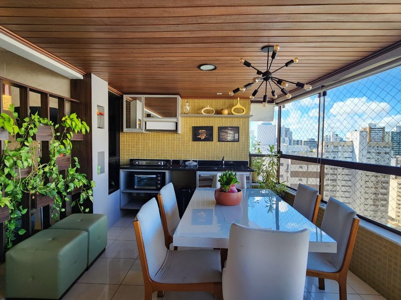APARTAMENTO 4 SUÍTES VARANDAS ACADEMIA PISCINA 4 GARAGENS À VENDA CAMINHO DAS ÁRVORES! Rua do Benjoim Salvador - 