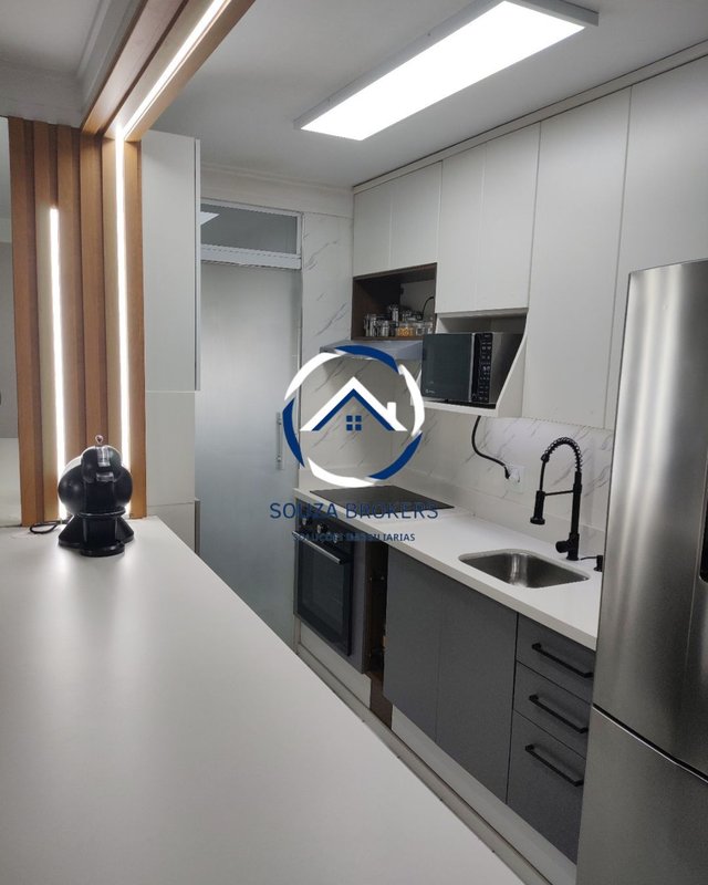 Excelente apartamento de 68m² no Bairro Campestre em Santo André - Santo André - 