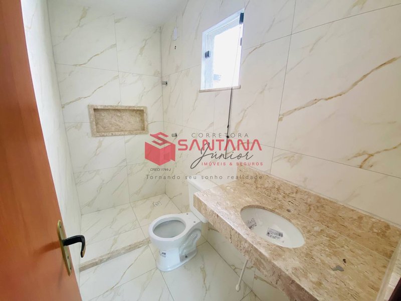 Casa em condomínio fechado 3/4 com 2 suítes Rua Jardim Ipanema Lauro de Freitas - 